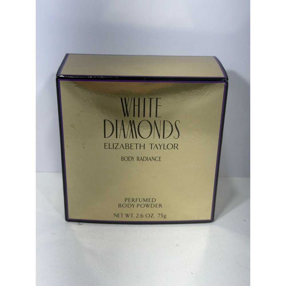 Elizabeth Taylor White Diamonds Perfumed Body Powder 2.6 oz Body Radiance New